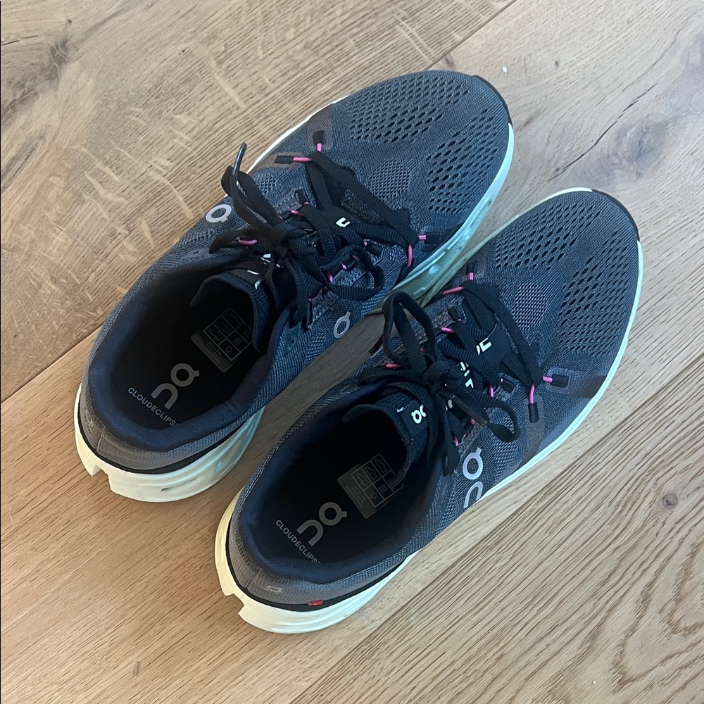 On Cloud Eclipse Running Women's Black Sneakers w… - image 1